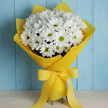 Букет Застенчивые лепестки в Каменке Ивановской области Букет цветов из: Хризантемы в Каменке Ивановской области