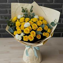 Букет цветов из:  Розы в Каменке Ивановской области