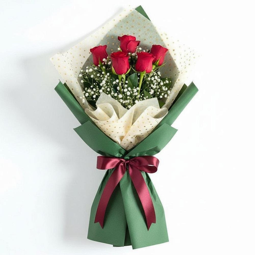 Букет рубиновое очарование в Каменке Ивановской области Букет цветов из: Розы в Каменке Ивановской области