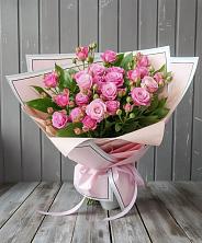 Букет Розовый кустик в Каменке Ивановской области