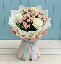 Букет цветов из:  Розы в Каменке Ивановской области