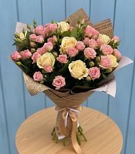Букет цветов из:  Розы в Каменке Ивановской области