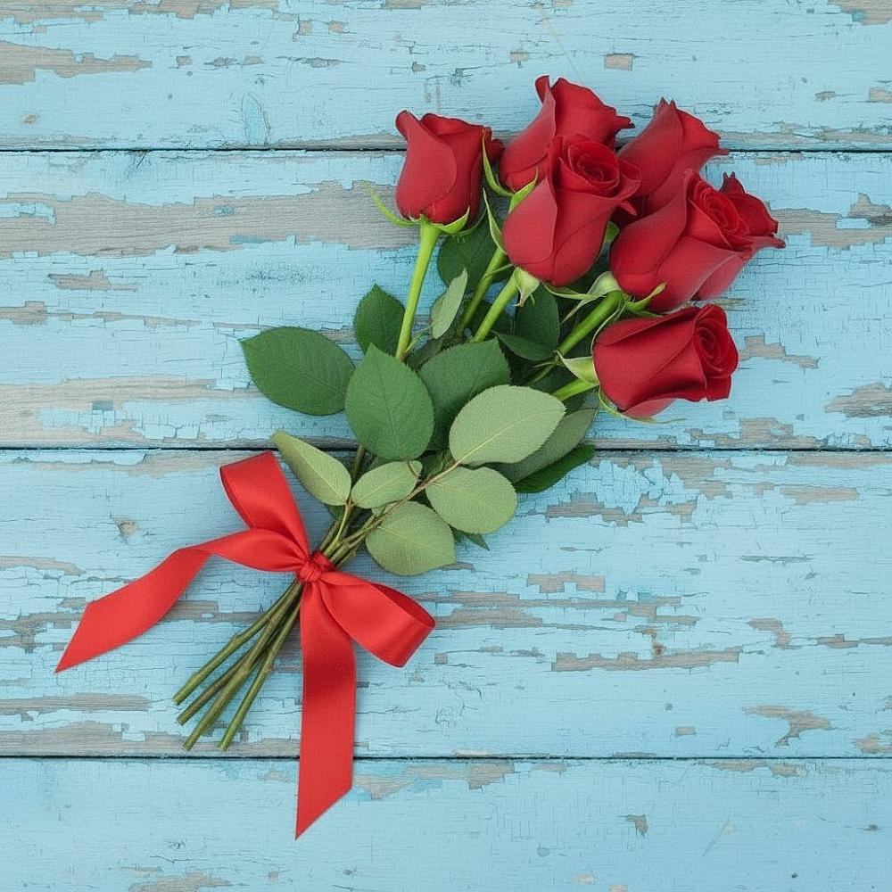 Букет Красные розы в Каменке Ивановской области
